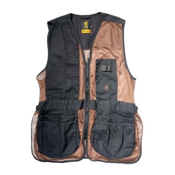 Browning Hidalgo vest sort-brun str. small